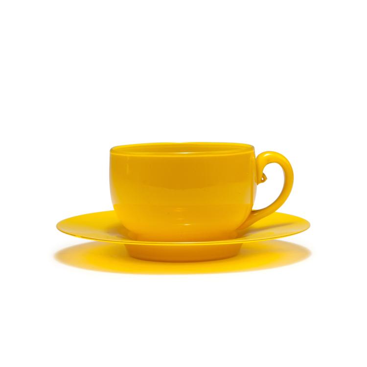 Hauptbild zu Objekt, 'Icamiciato' cup with plate, c1845, Pietro Bigaglia, Murano, 116B 7