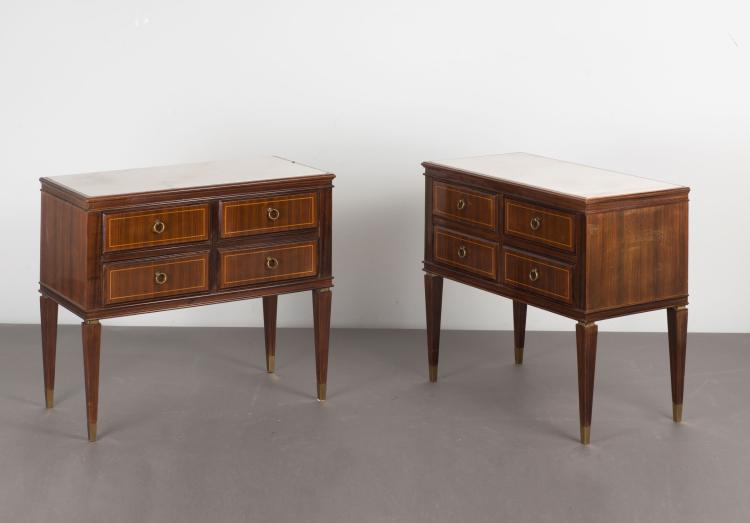 Bild 1 zu Objekt, Zwei Nachttische, 1940er Jahre, Paolo Buffa, Italien, 116A 202