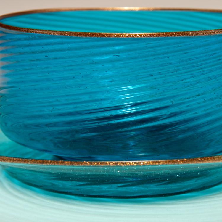 Bild 2 zu Objekt, Small bowl with saucer, c1885, Compagnia Venezia-Murano, Murano, 116B 19