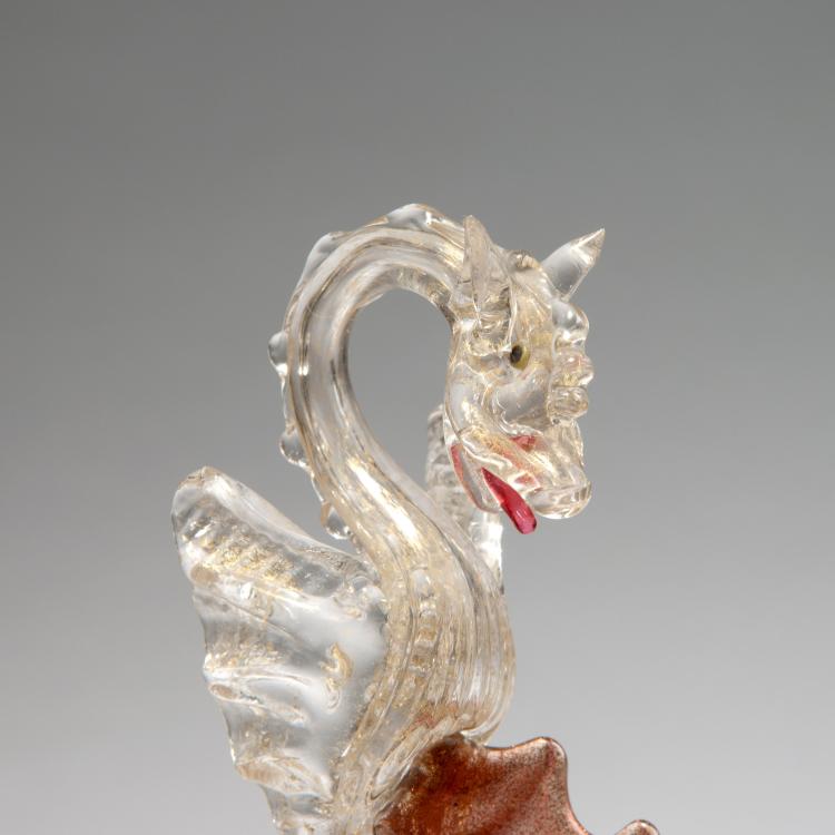 Bild 2 zu Objekt, 'Avventurino' goblet with dragon, 1890, Salviati & C., Antonio, Dott., Murano, 116B 21