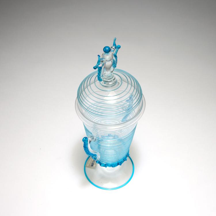 Bild 1 zu Objekt, Goblet with lid, beginning of 20th century, Salviati s.r.l., Murano, 116B 25