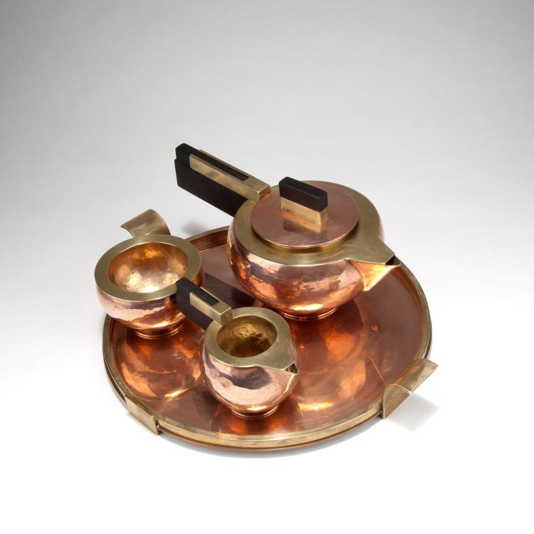 Bild 1 zu Objekt, Tea set, 1929, Karl Heubler, Reimann, Albert (Schule), 118A 60