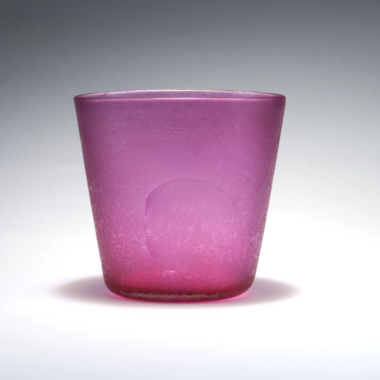 Bild 1 zu Objekt, 'Corroso' vase, 1936-38, Carlo Scarpa, Venini & C., Murano, 116B 83