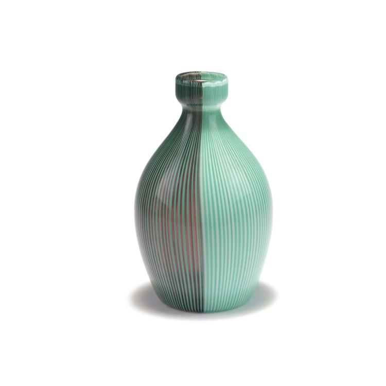 Hauptbild zu Objekt, Vase 'Tessuto', um 1940, Carlo Scarpa, Venini & C., Murano, 116B 171