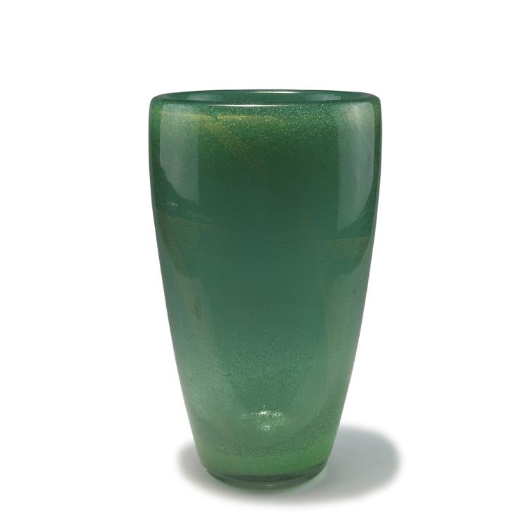 Hauptbild zu Objekt, Gro&szlig;e Vase 'Sommerso a bollicine', um 1934-36, Carlo Scarpa, Venini & C., Murano, 116B 73