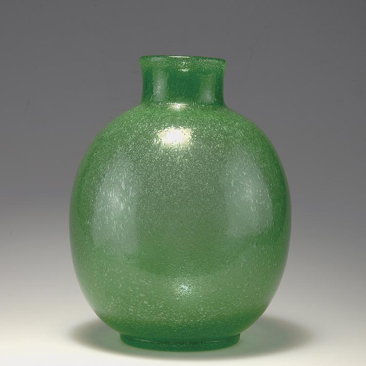 Hauptbild zu Objekt, Vase 'A bollicine', 1932-36, Carlo Scarpa, Venini & C., Murano, 116B 68