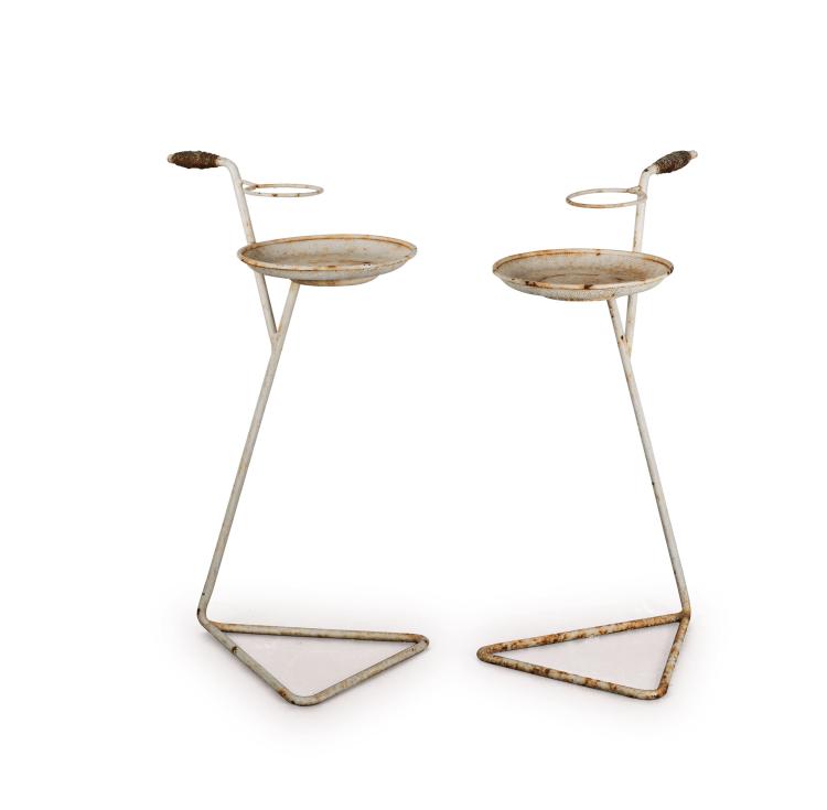 Hauptbild zu Objekt, Pair of serving stands, c1950, Mathieu Mat&eacute;got, Artimeta, Soest (zugeschrieben), 116C 53