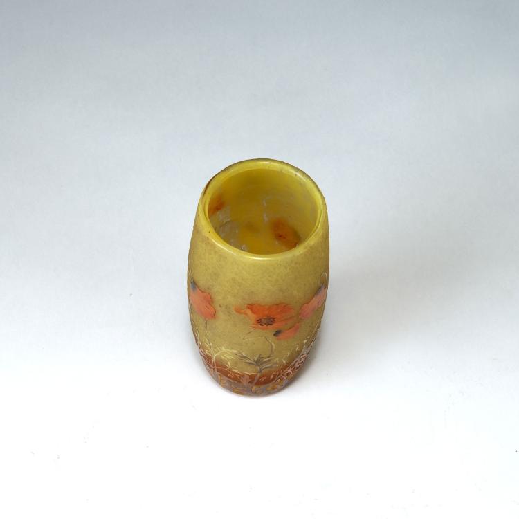 Bild 1 zu Objekt, 'Coquelicot' vase, c1900, Daum Fr&egrave;res, Nancy, 117A 41