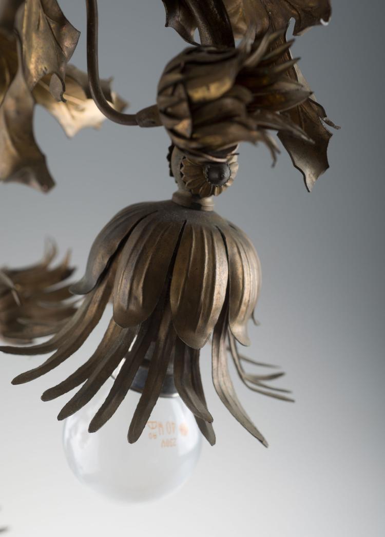 Bild 1 zu Objekt, Deckenlampe 'Chardons', um 1900, Frankreich, 117A 538