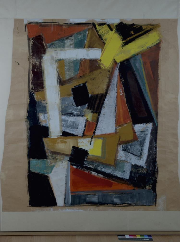 Hauptbild zu Objekt, 'Abstract composition', Heidi Bayer-Wech, 118B 49
