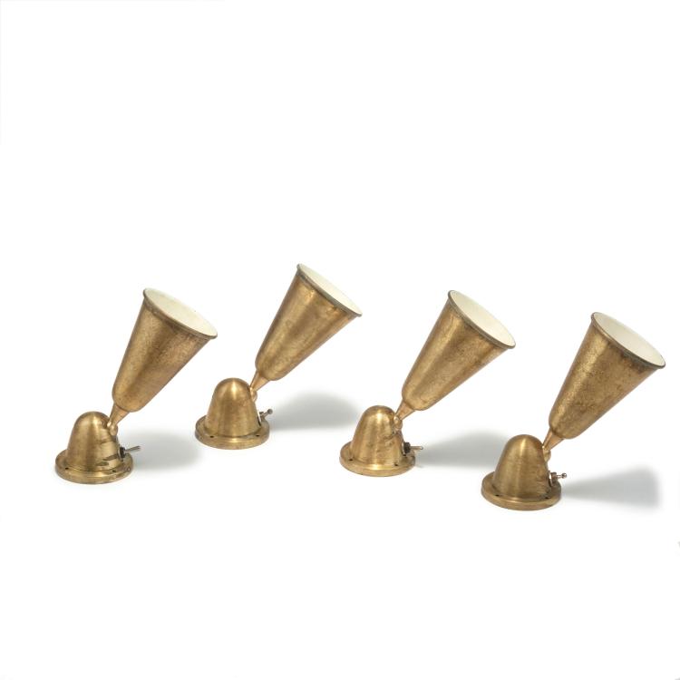 Hauptbild zu Objekt, Vier Wandappliquen, um 1950 , Italien, 116A 97