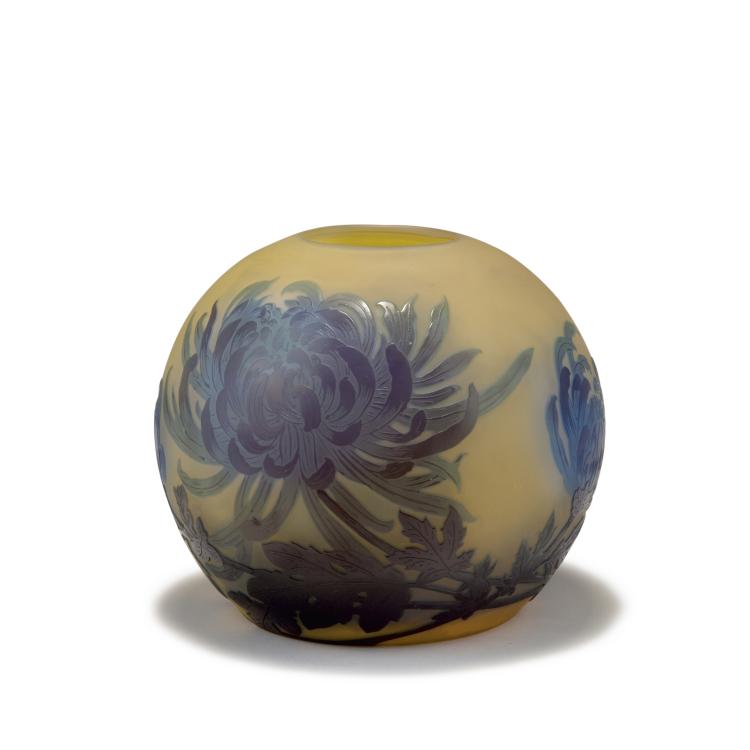 Hauptbild zu Objekt, 'Chrysanth&egrave;mes' vase, 1906-14, Gall&eacute;, Emile, Nancy, 117A 162