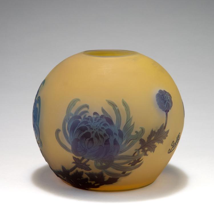 Bild 1 zu Objekt, 'Chrysanth&egrave;mes' vase, 1906-14, Gall&eacute;, Emile, Nancy, 117A 162