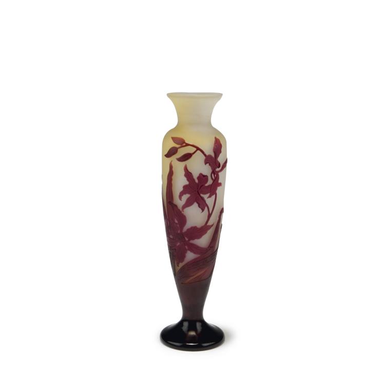 Hauptbild zu Objekt, Vase 'Orchid&eacute;es', 1906-14, Gall&eacute;, Emile, Nancy, 117A 160