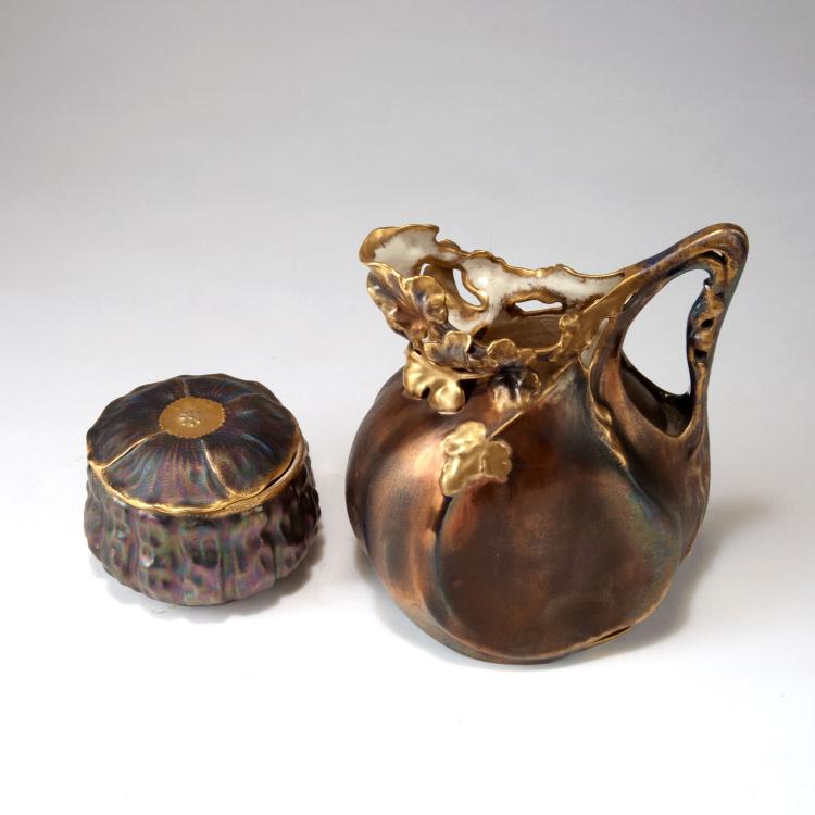 Bild 1 zu Objekt, Jug and box, 1920s, Knoll, Carl, Fischern, 117A 464