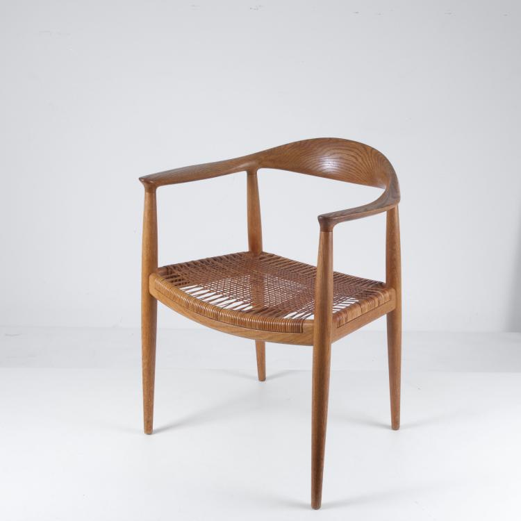 Bild 8 zu Objekt, Vier St&uuml;hle 'The Chair' - 'JH-501', 1950, Hans J. Wegner, Hansen, Johannes, Kopenhagen, 118A 155