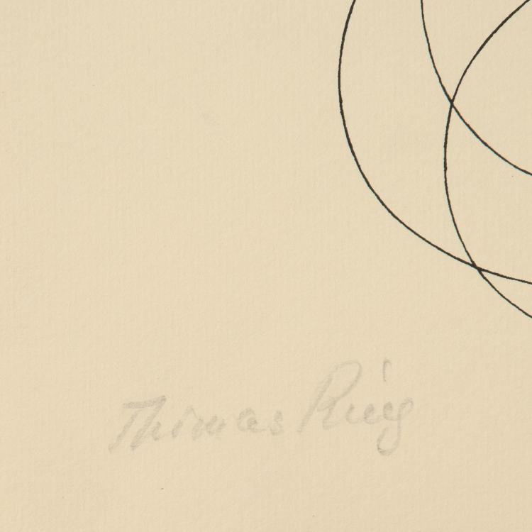 Bild 1 zu Objekt, 'Lineare Komposition', 1921, Thomas Ring, 118B 39