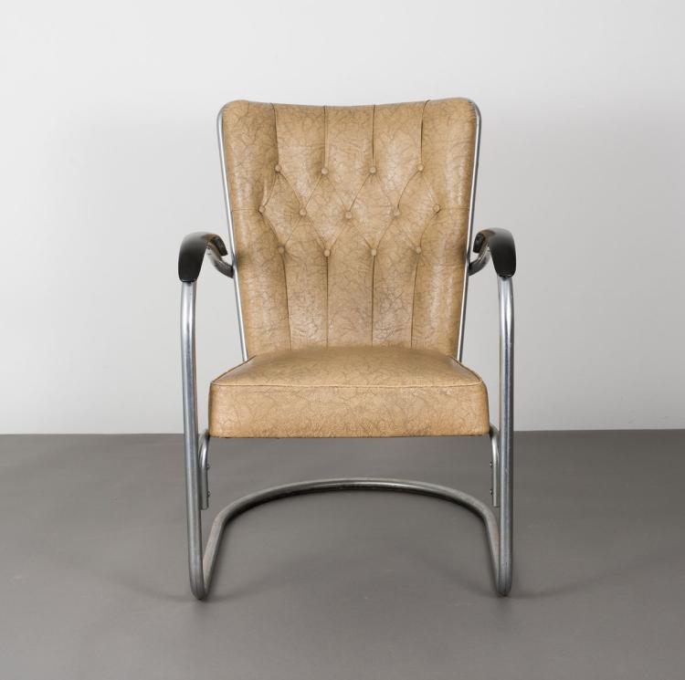 Bild 1 zu Objekt, 'No. 412' armchair, 1934, Willem Hendrik Gispen, Gispen & Co.,  Rotterdam, 116C 31