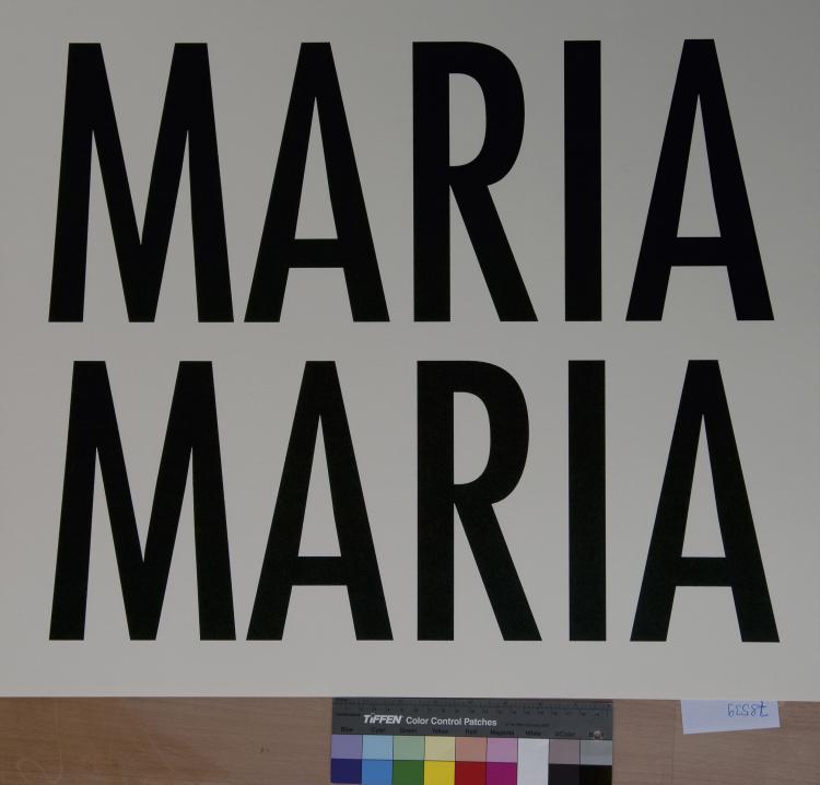 Hauptbild zu Objekt, Zwei Bll. 'Anrufen', Serigraphien aus der Mappe: 'Heiner Blum - G&uuml;nther F&ouml;rg - Georg Herold', 1992, Heiner Blum, 118B 58