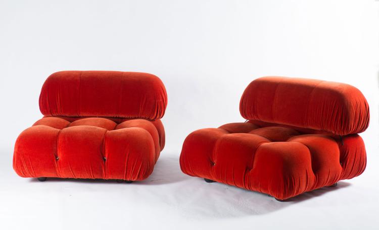 Bild 1 zu Objekt, Drei Sessel 'Camaleonda', 1971, Mario Bellini, B&B Italia, Novedrate, Como, 116A 334