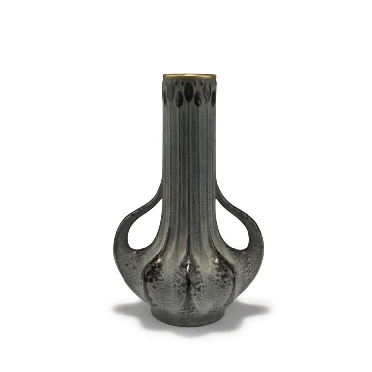 Hauptbild zu Objekt, Vase with handles, c1902, Dachsel, Paul, Turn-Teplitz, 117A 457