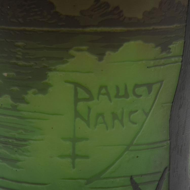 Bild 3 zu Objekt, Vase 'Paysage lacustre', um 1910, Daum Fr&egrave;res, Nancy, 117A 82