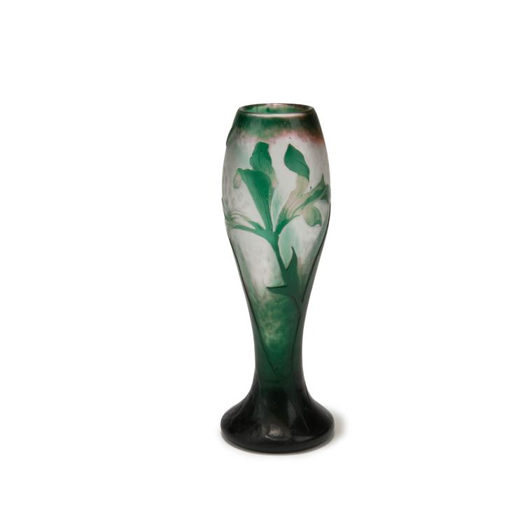 Hauptbild zu Objekt, Martel&eacute;-Vase 'Iris', um 1899, Daum Fr&egrave;res, Nancy, 117A 30
