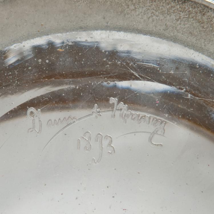 Bild 2 zu Objekt, Schale 'Ronces' mit Silbermontierung von J. Martel, Paris, 1893, Daum Fr&egrave;res, Nancy, 117A 12