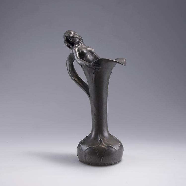 Hauptbild zu Objekt, Decanter with female figure, c1898, Raphael-Charles Peyre, Siot-Decauville, Paris, 117A 644