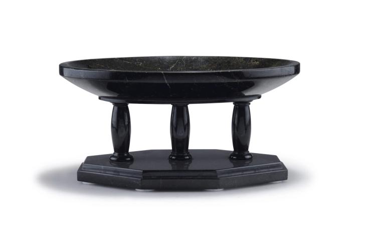 Hauptbild zu Objekt, Aufsatzschale, um 1910, S&auml;chsische Serpentinstein- Gesellschaft, Z&ouml;blitz, 117A 767