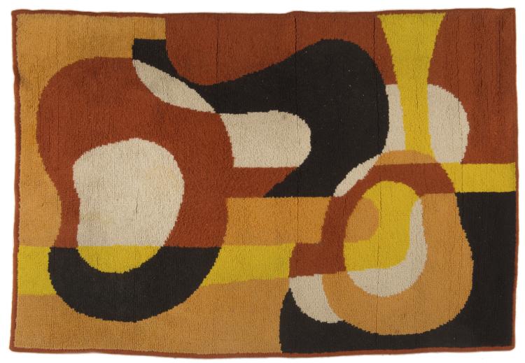 Hauptbild zu Objekt, Carpet, 1950/50s , Frankreich, 119C 249