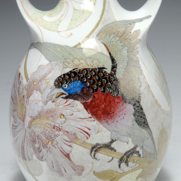 Bild 1 zu Objekt, Vase with handles, 1903, Hendrikus Gerardus Antonius Huyvenaar, Rozenburg, Den Haag, 117A 364