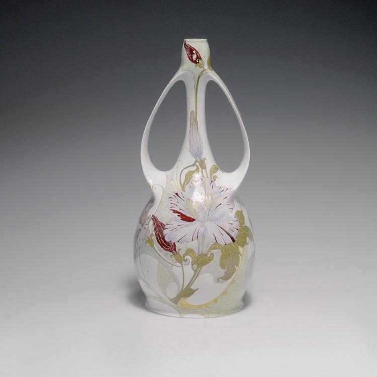 Bild 2 zu Objekt, Vase with handles, 1903, Hendrikus Gerardus Antonius Huyvenaar, Rozenburg, Den Haag, 117A 364