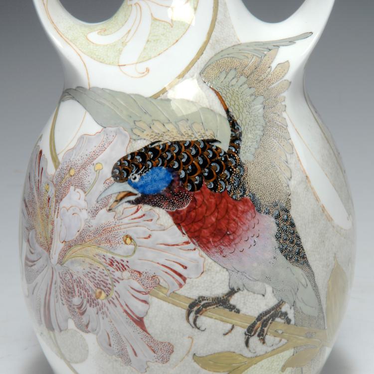 Bild 3 zu Objekt, Vase with handles, 1903, Hendrikus Gerardus Antonius Huyvenaar, Rozenburg, Den Haag, 117A 364