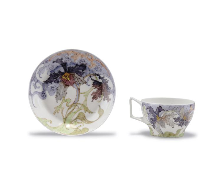 Hauptbild zu Objekt, Cup and saucer, 1911/12, Samuel Schellink, Rozenburg, Den Haag, 117A 386