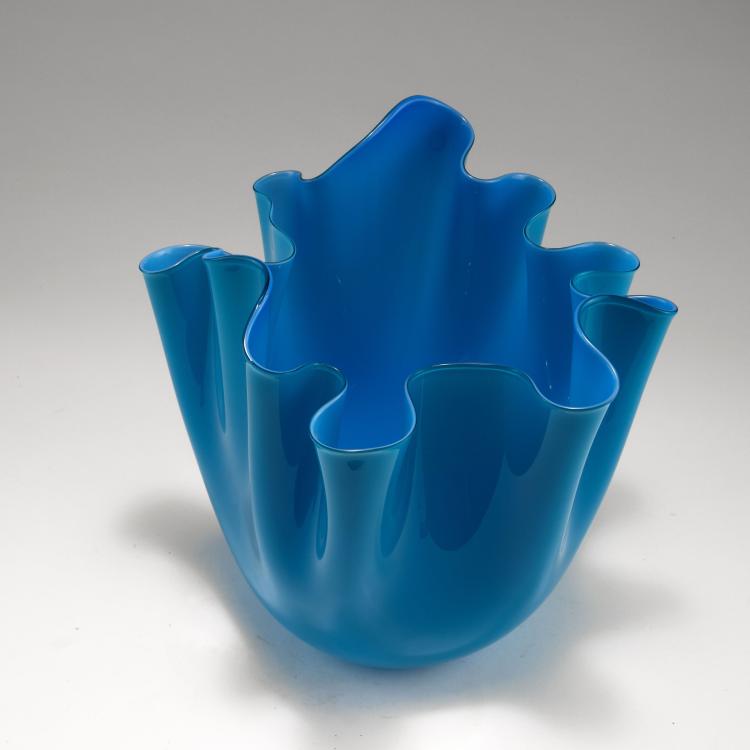 Bild 1 zu Objekt, 'Fazzoletto' vase, c1950, Fulvio Bianconi, Venini & C., Murano, 119B 61