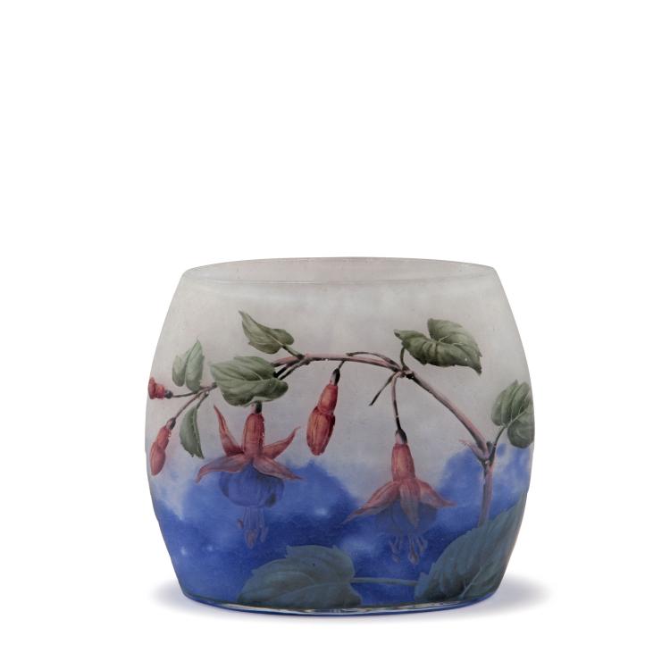 Hauptbild zu Objekt, Vase 'Fuchsias', 1905-10, Daum Fr&egrave;res, Nancy, 117A 55