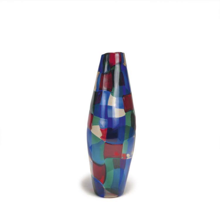 Hauptbild zu Objekt, 'Pezzato' vase, c1951, Fulvio Bianconi, Venini & C., Murano, 119B 80
