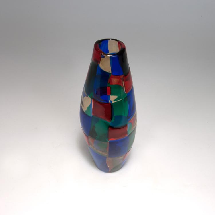 Bild 1 zu Objekt, 'Pezzato' vase, c1951, Fulvio Bianconi, Venini & C., Murano, 119B 80
