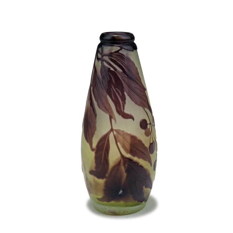 Hauptbild zu Objekt, Small 'Vigne vierge' vase, 1906-14, Gall&eacute;, Emile, Nancy, 117A 169