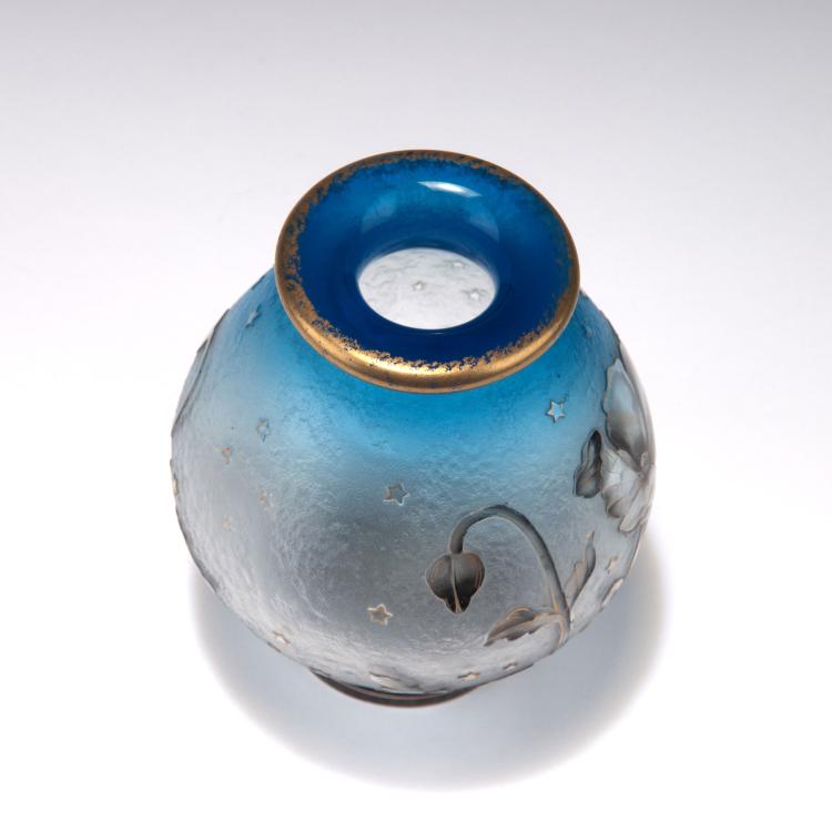 Bild 2 zu Objekt, Vase 'Pavot' mit Silbermontierung von Malv&eacute;zieux-Ain&eacute;, Paris, um 1895, Daum Fr&egrave;res, Nancy, 117A 20