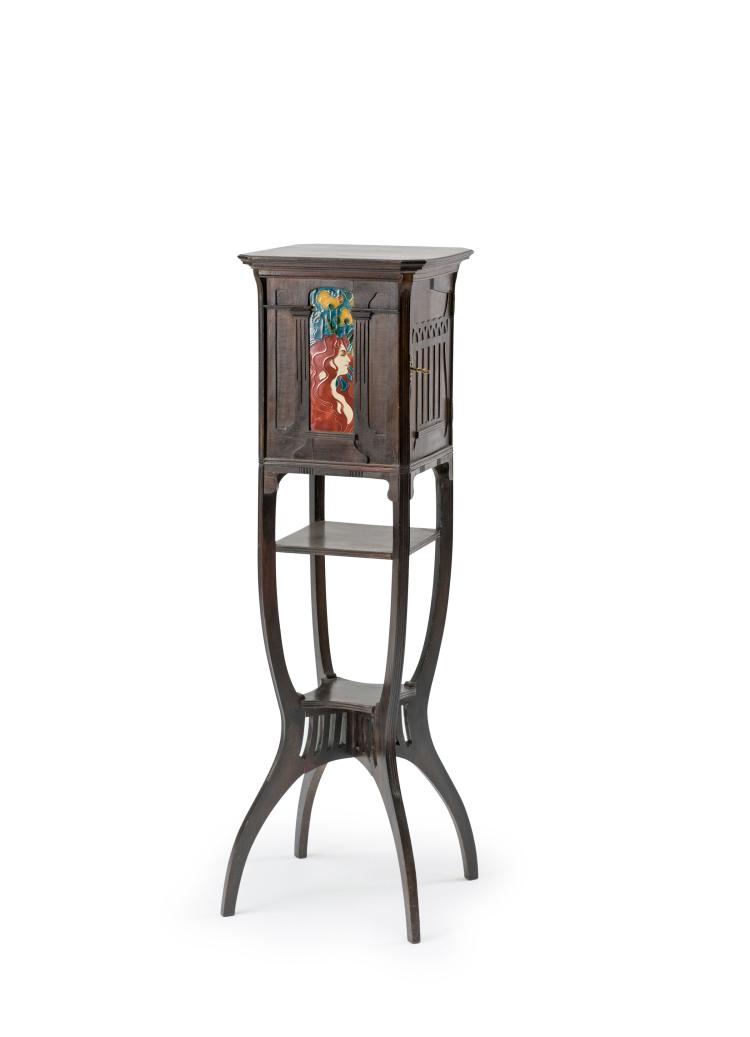 Hauptbild zu Objekt, Small cabinet, c1900, Carl Sigmund Luber, Schwarz, J. von, N&uuml;rnberg, 117A 517