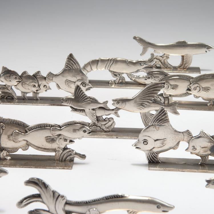 Bild 3 zu Objekt, Twelve knife rests, 1930s, Frankreich, 117A 543