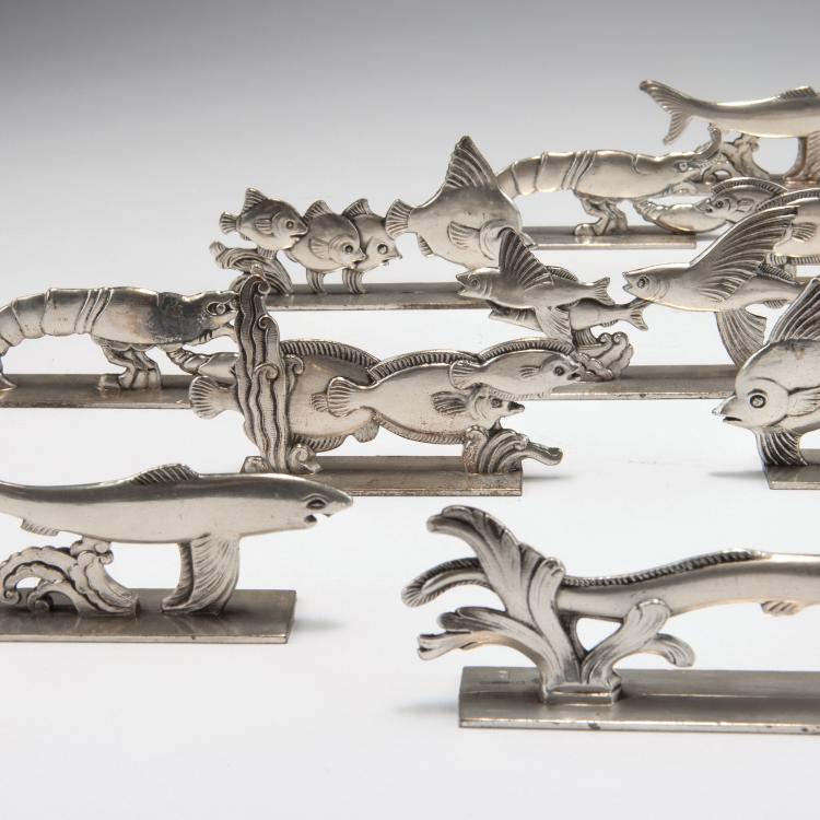 Bild 4 zu Objekt, Twelve knife rests, 1930s, Frankreich, 117A 543