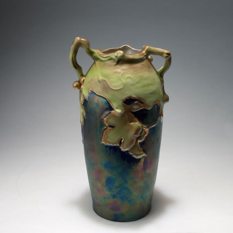 Bild 1 zu Objekt, Vase with handles, c1920, Knoll, Carl, Fischern, 117A 463