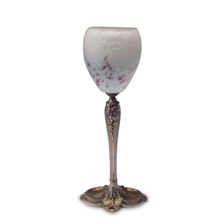 Hauptbild zu Objekt, Lampe mit einem Fu&szlig; von Charles Ranc, um 1920, Charles Ranc, Schneider, Epinay-sur-Seine, 117A 259