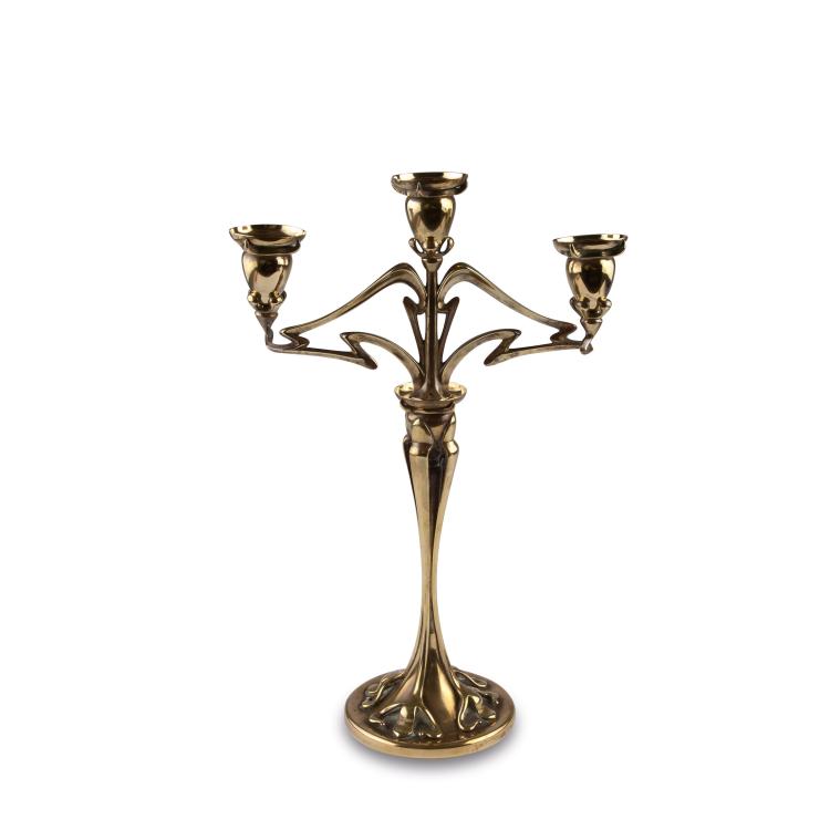 Hauptbild zu Objekt, Kerzenleuchter, um 1902, Deffner, Carl, Esslingen, 117A 571