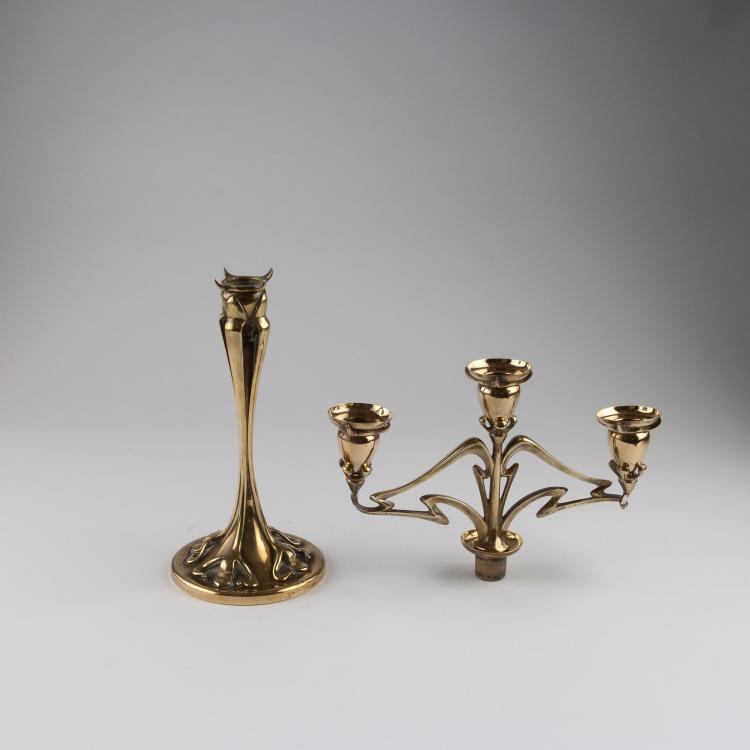 Bild 1 zu Objekt, Kerzenleuchter, um 1902, Deffner, Carl, Esslingen, 117A 571