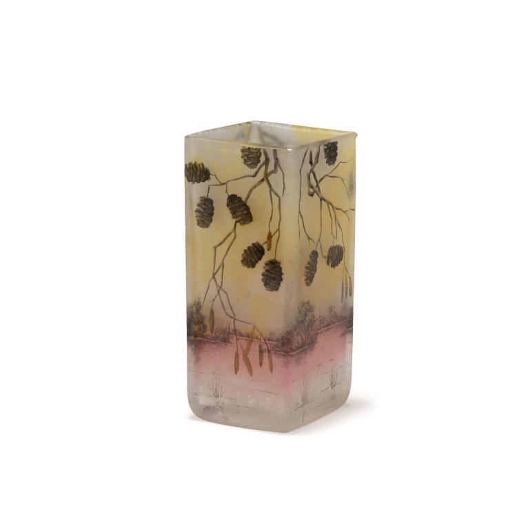 Hauptbild zu Objekt, Vase 'Aulne', um 1910, Daum Fr&egrave;res, Nancy, 117A 86