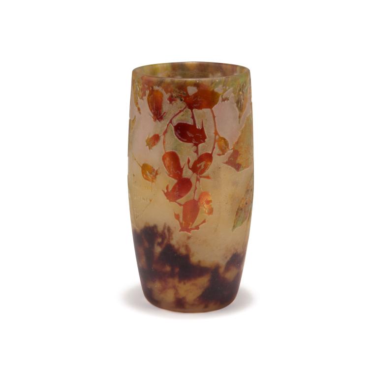 Hauptbild zu Objekt, Bechervase 'Les fruits rouges de l'&eacute;glantier', 1913, Henri Berg&eacute;, Daum Fr&egrave;res, Nancy, 117A 99